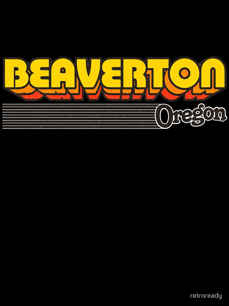 Beaverton, Oregon | Retro Stripes by retroready