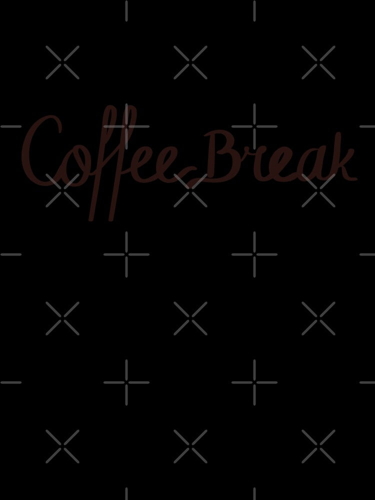 COFFEE BREAK LOGO WITH COFFEE BEANS by infinitearte