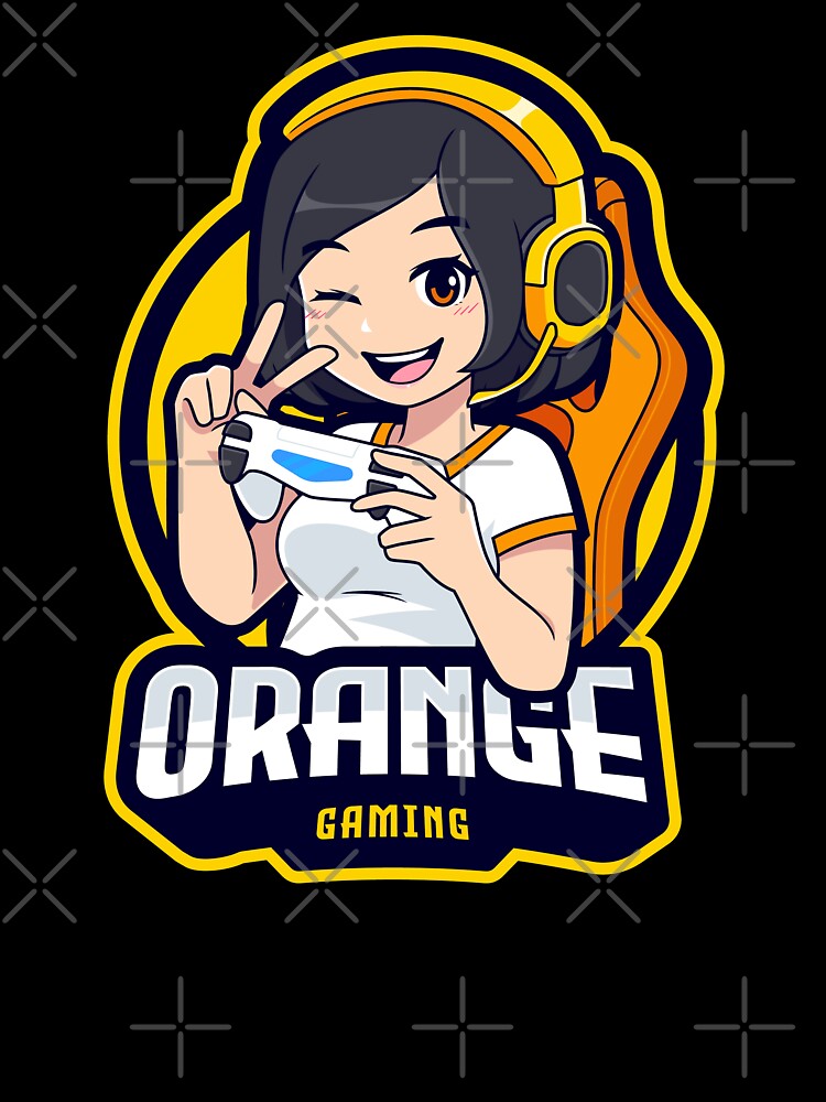 Gamer Girl Orange by Emil1993