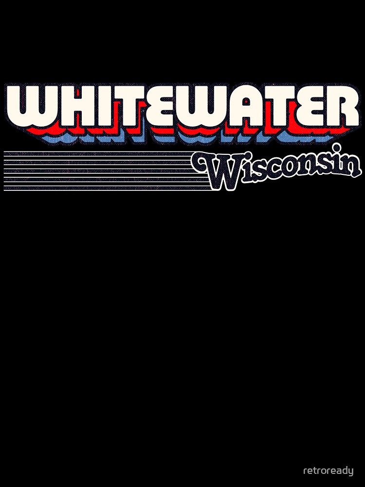 Whitewater, Wisconsin | Retro Stripes by retroready