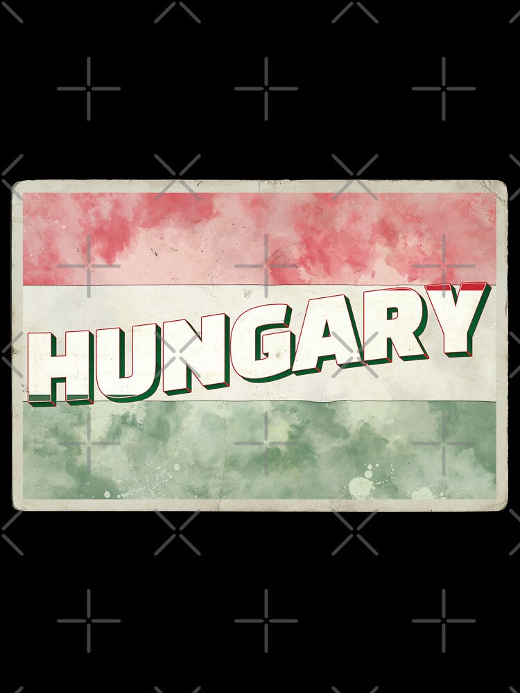 Hungary Vintage style retro souvenir by DeveloperProp0