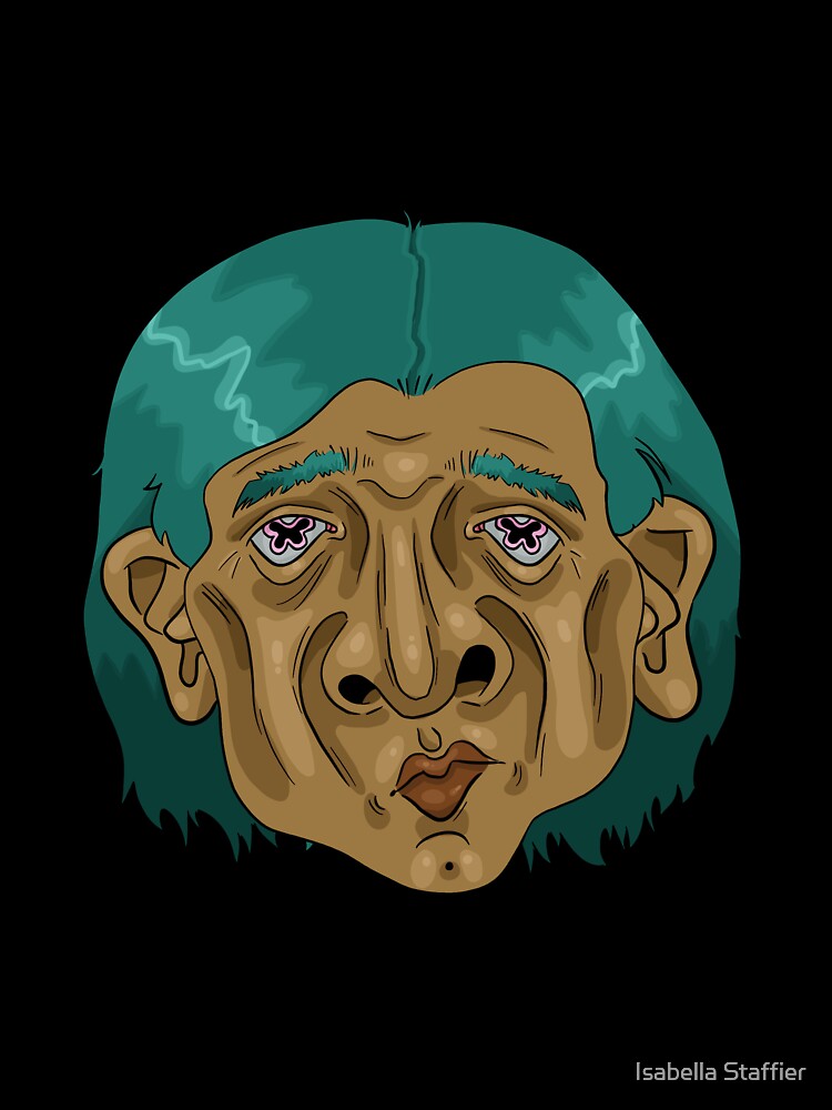 Lady with Sea Green Hair by Isabella Staffier