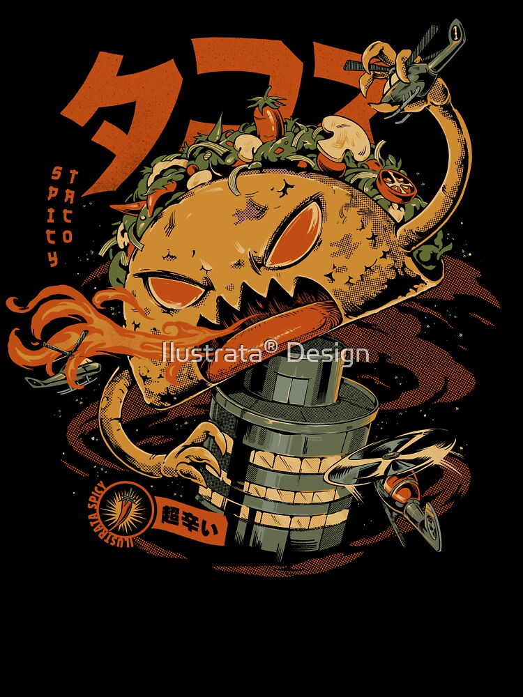 Spicy Taco Attack by Ilustrata®