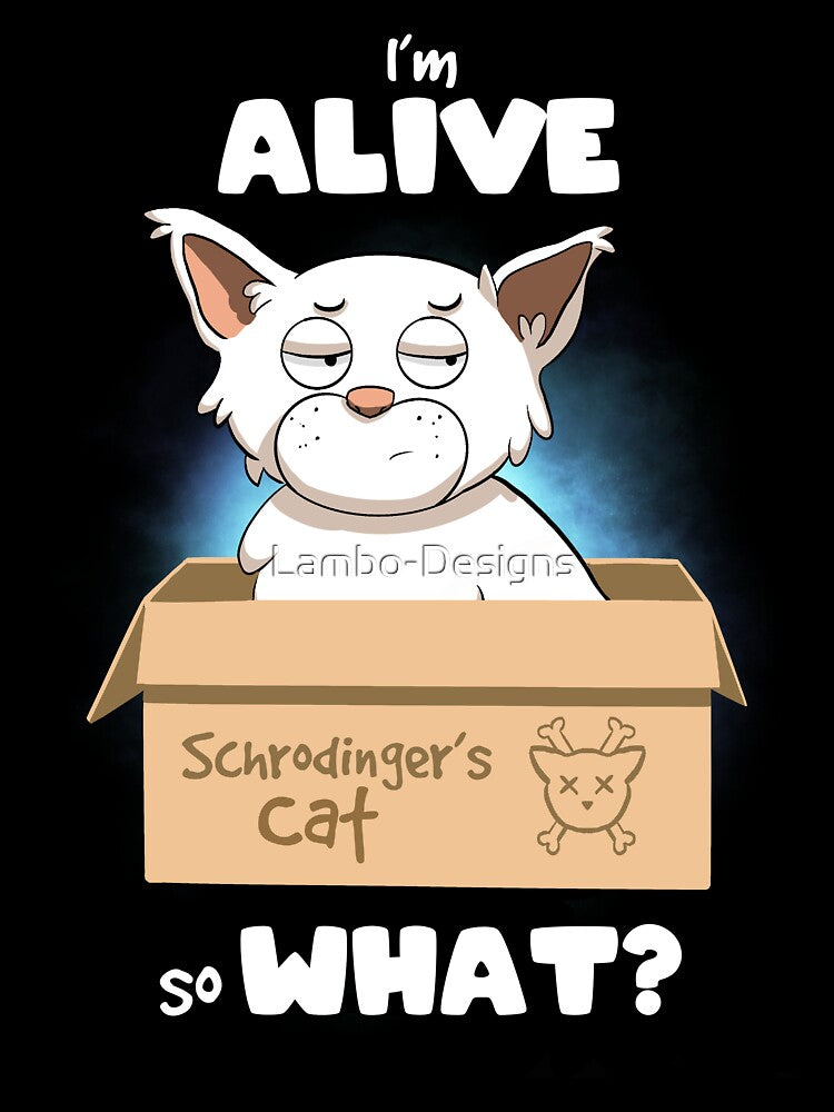 Funny Schrodingers cat Physics Science Lover Experiment Cat Lovers by Lambo-Designs