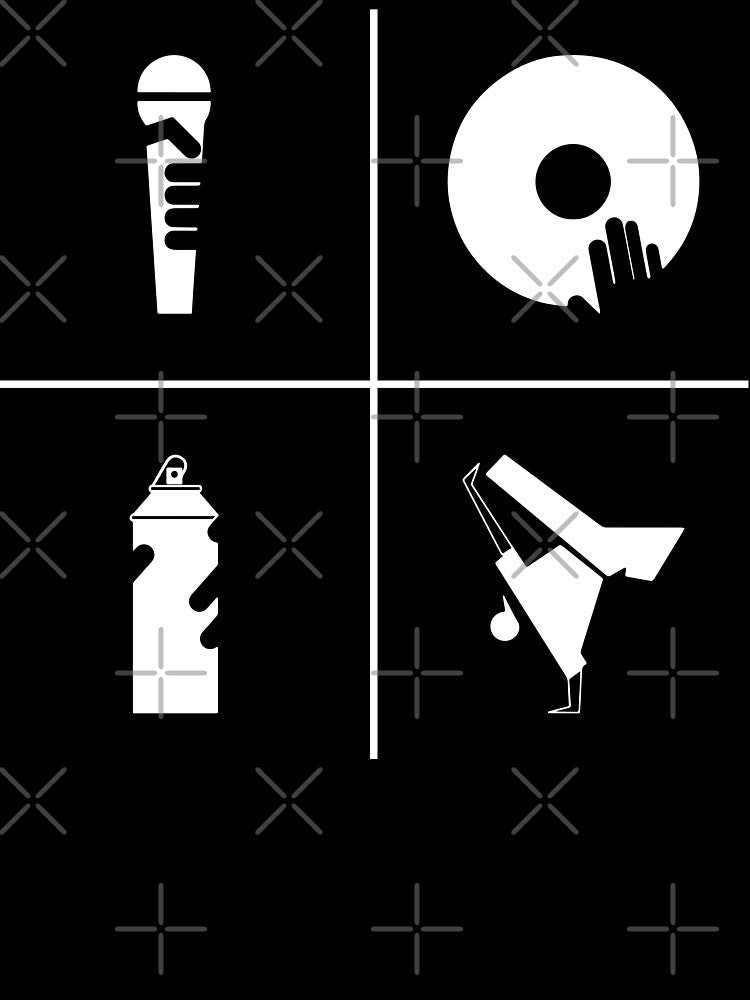 The Four Elements of Hip-Hop by MerchHouse