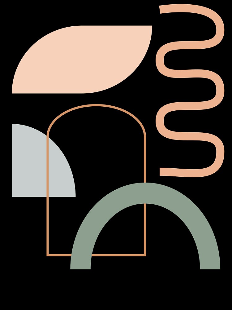 Organic Shapes in Neutral Earth Tones by JuneJournal