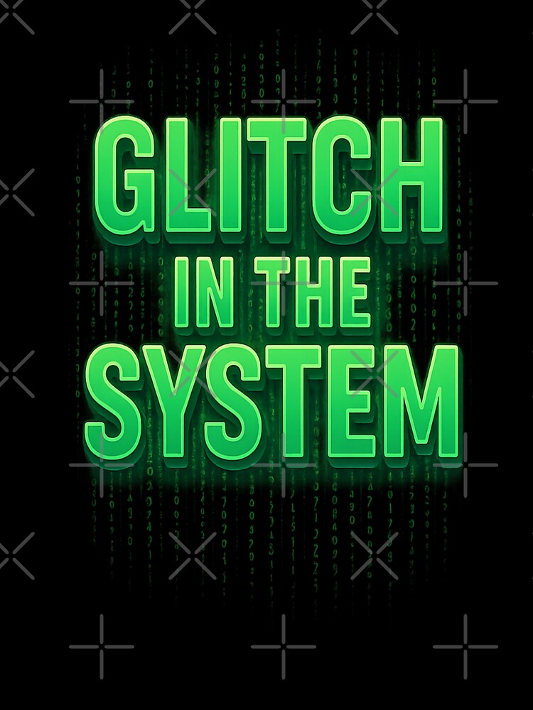 Glitch in the System Digital Tech Design by ArtbyCrystal