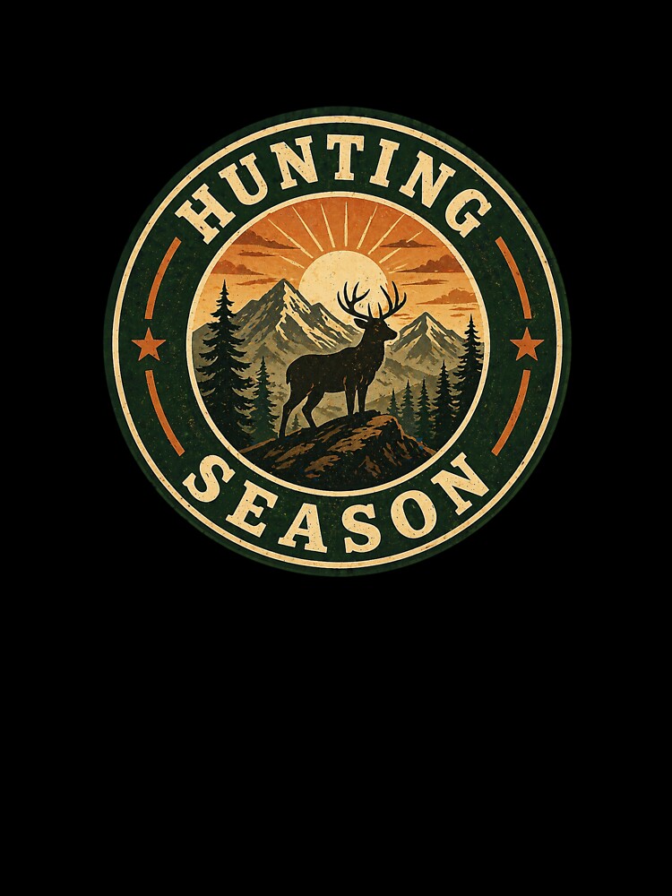Hunting Season Deer Badge by EastEndTownie