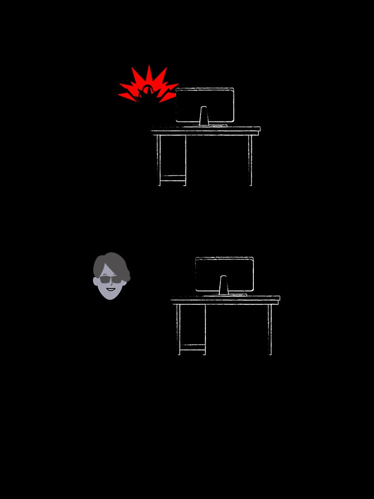 When I win the game VS when I lose the game – Test based illustration design – Black text by Nemesiscrowd