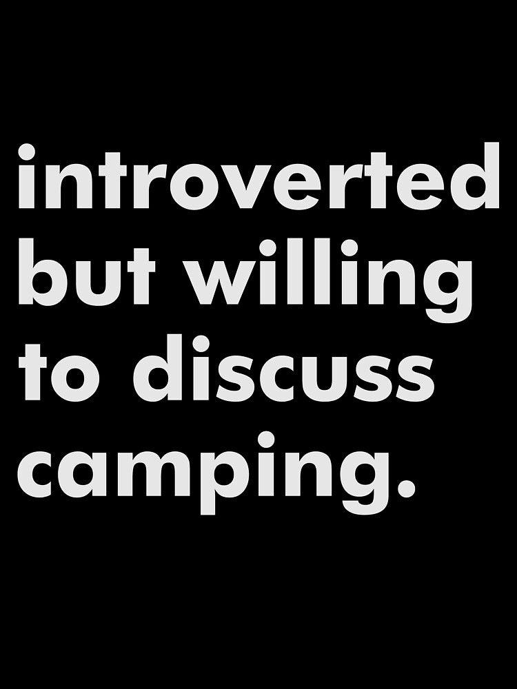 Camping funny gift by iskapa