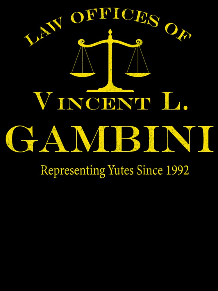 Law Offices of Vincent L. Gambini - vintage logo by HelloHKW