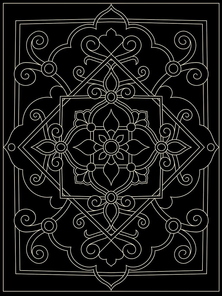 Black Mandala by SaranAmrita