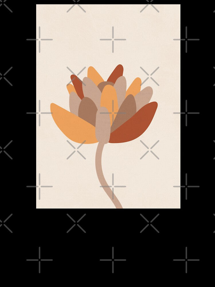 Neutral Abstract, Botanical, Flower, Scandi Art Print 1 by technicolorable_art