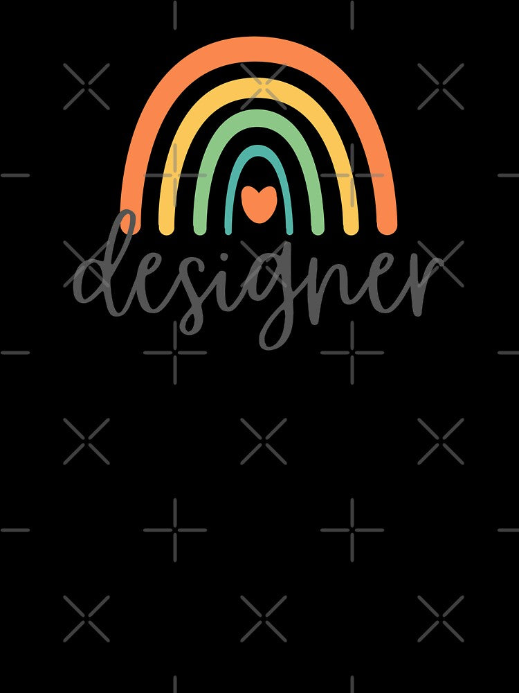 Designer - Colorful Rainbow - Heart - Career by patternjp