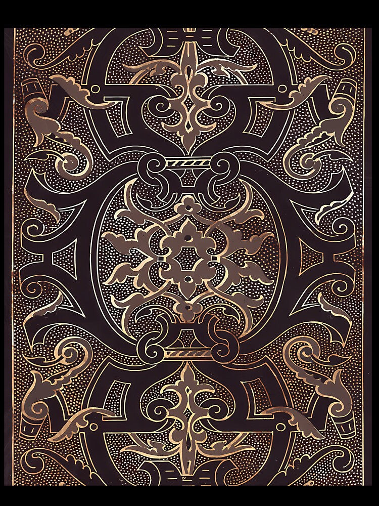 Vintage Victorian Ornate Gold Book Cover by snbavrey64