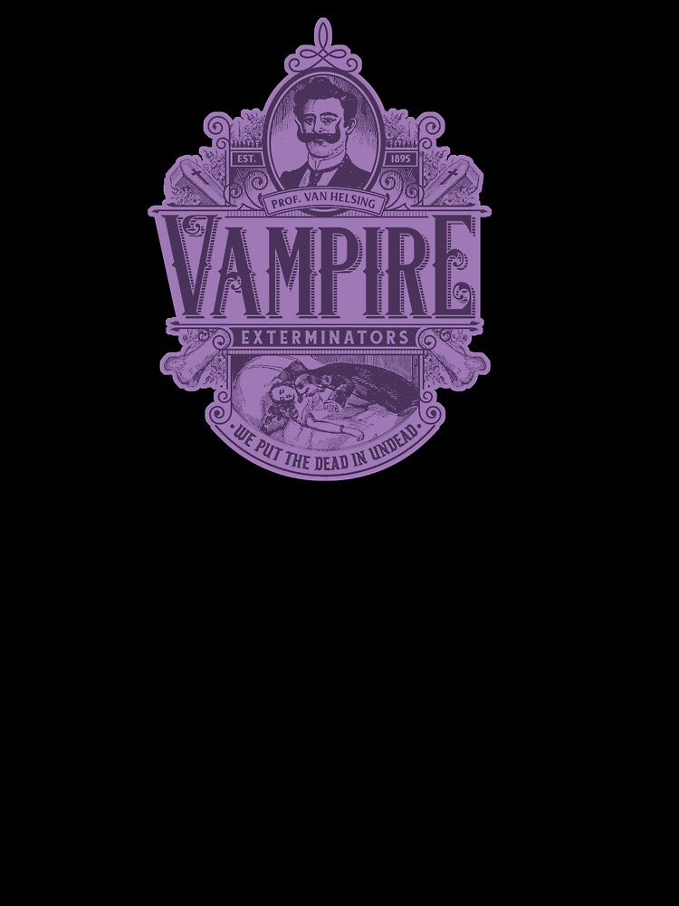 Vintage Style Vampire Exterminator Design by Scott Banks