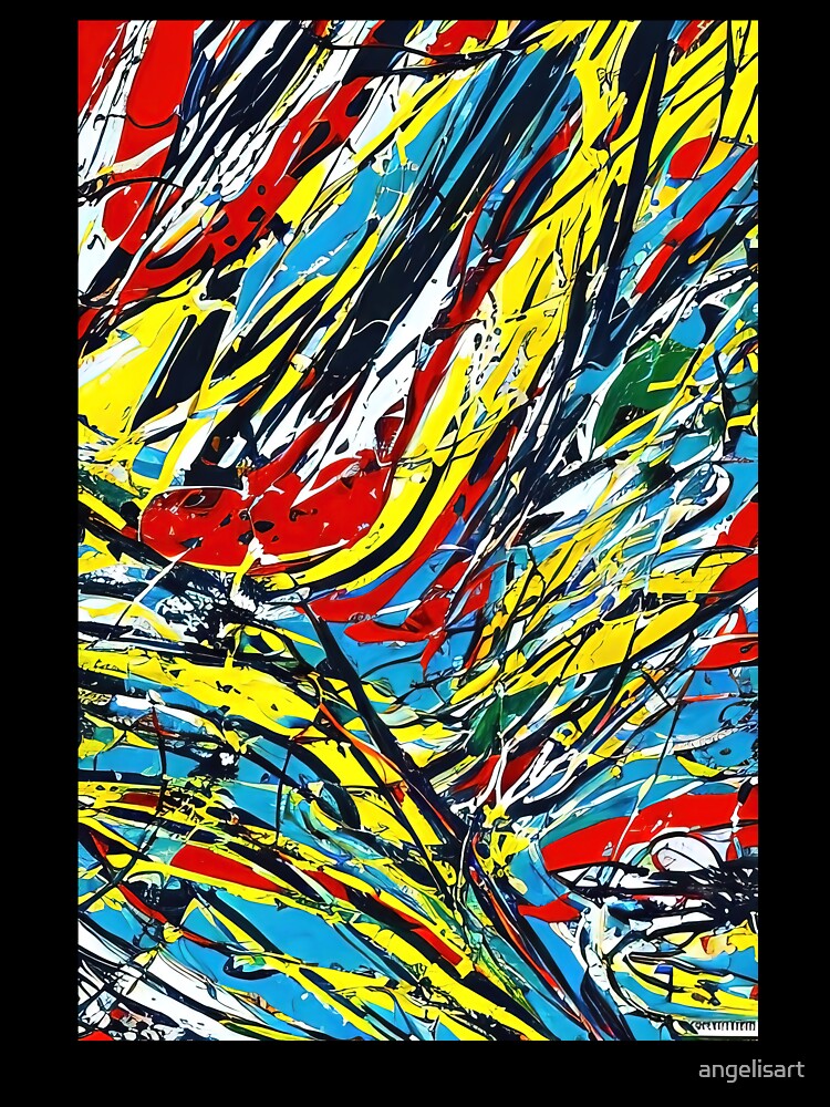 Modern abstract Art No13 by angelisart Unisex , , , Long Sleeve Tee