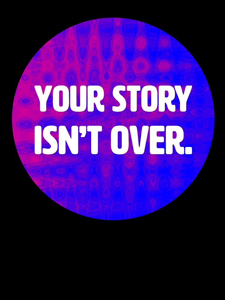 Your Story Isn't Over - Cobalt Fuchsia Wave by sillyjess