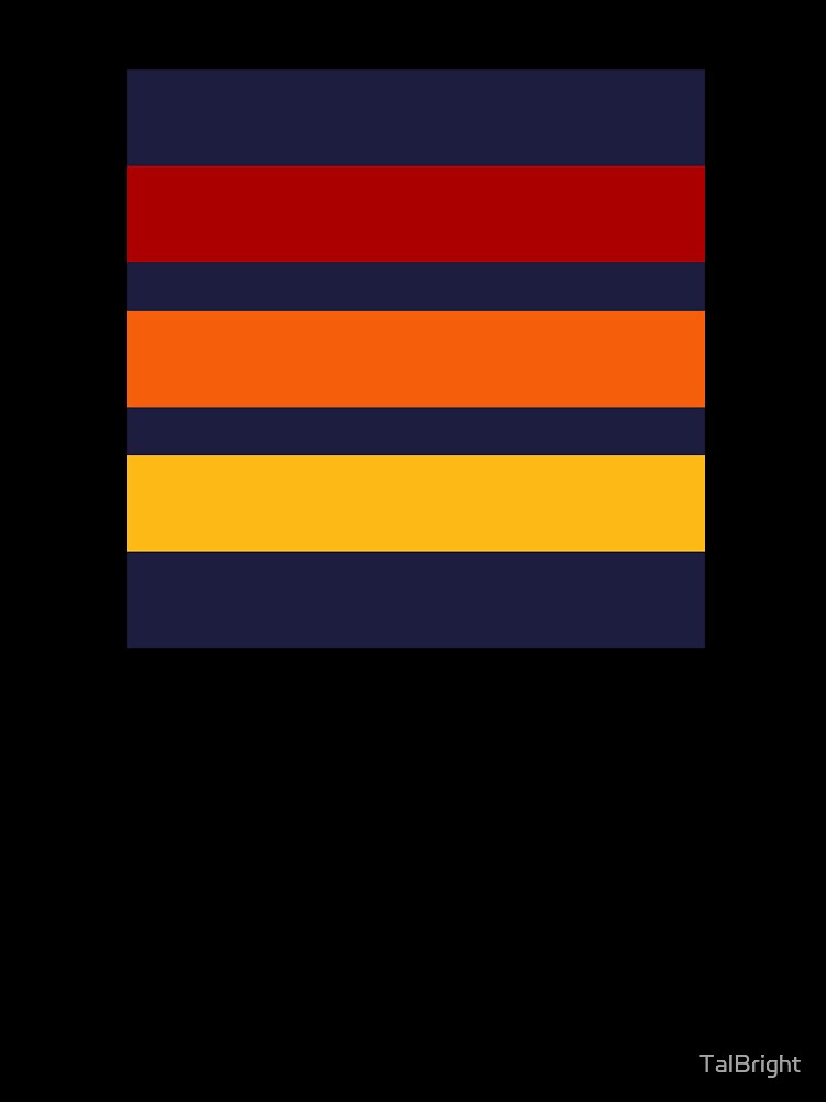 Retro vintage color stripes by TalBright