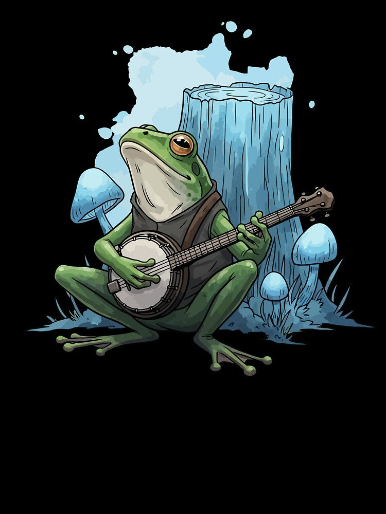 Kermit-Inspired Banjo Frog by StudioJohan