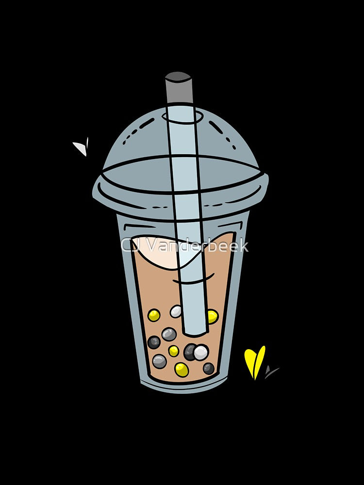 Demigender Pride Bubble Tea by CJ Vanderbeek