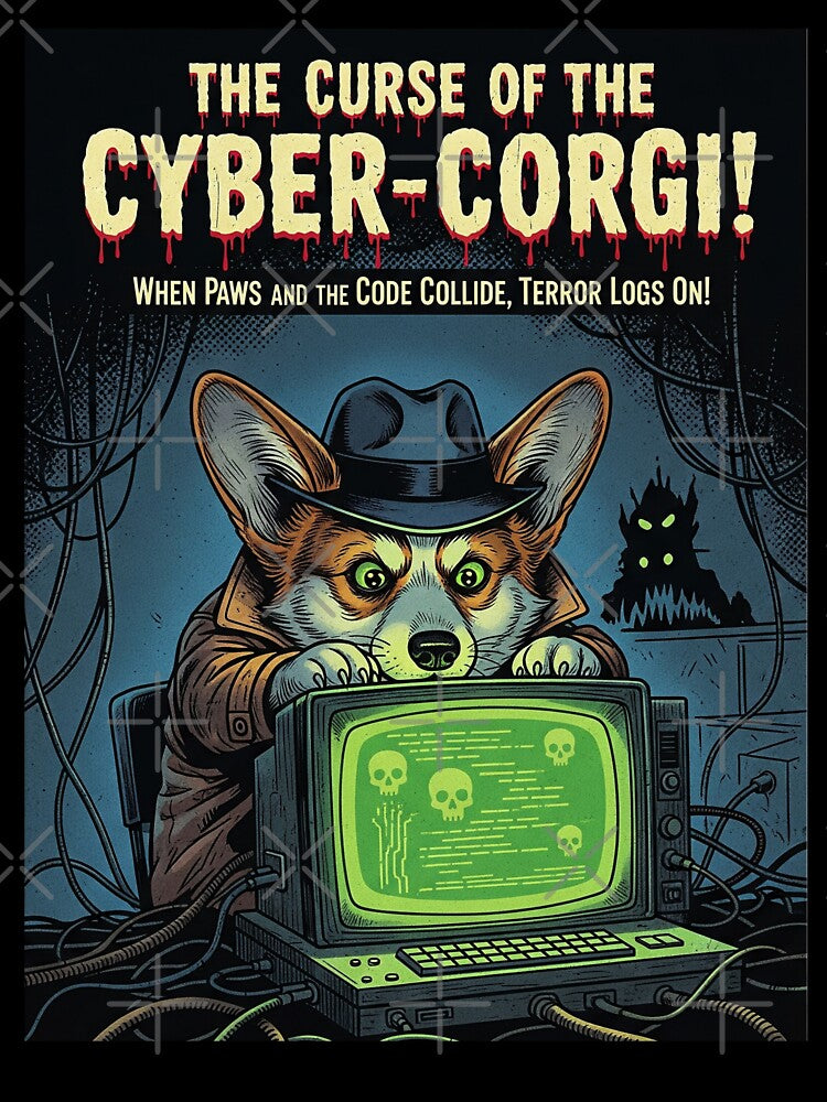 Cyber Corgi: Retro Movie, Comic book by den-arts