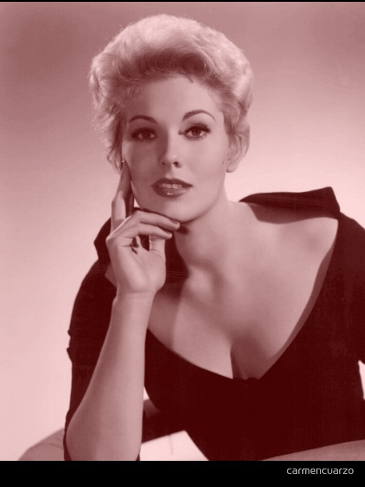Kim Novak in pink and wine by carmencuarzo