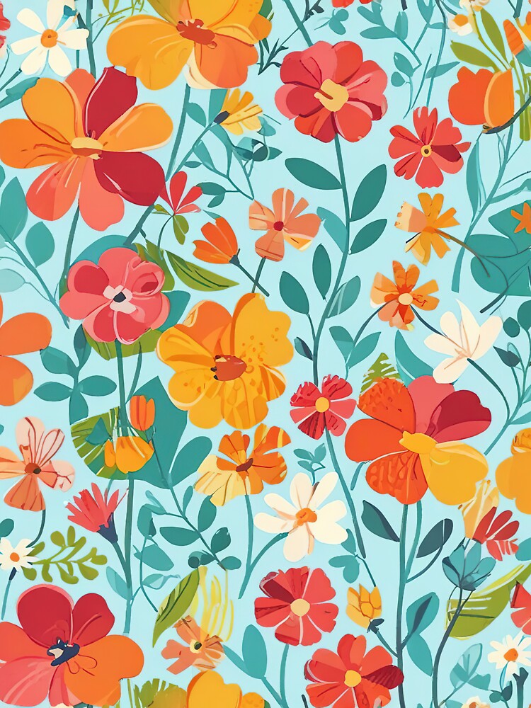 Groovy Flowers by CoolPixels