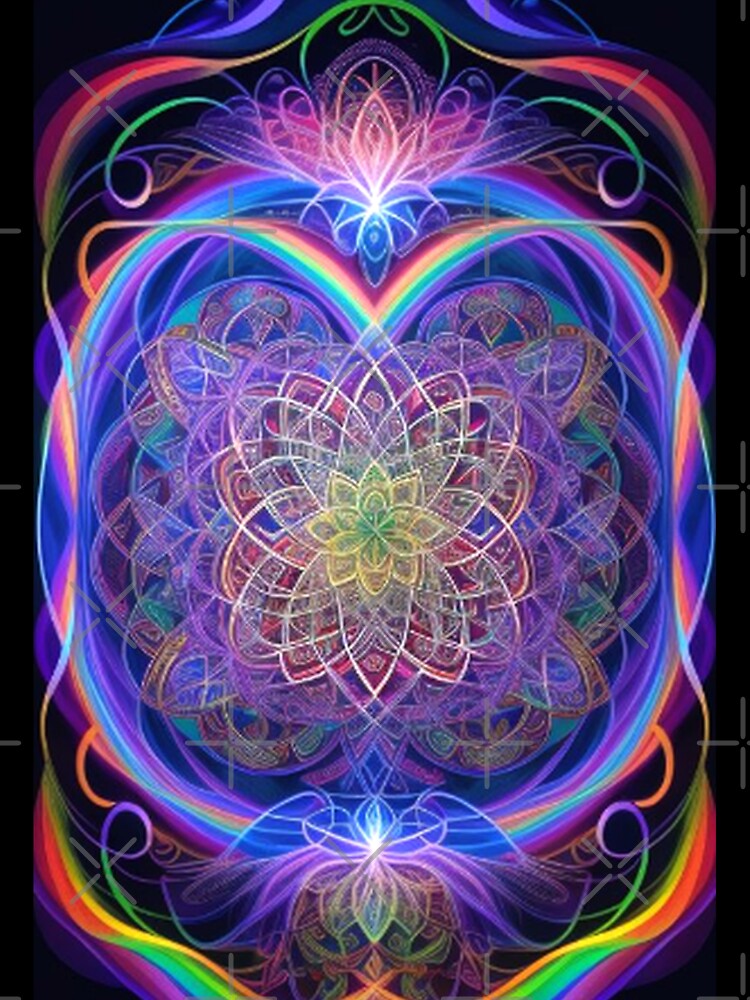 Colorful Abstract Sacred Geometry by TheDarkWardrobe