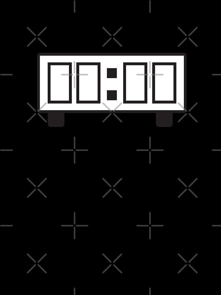 “It’s Okay to Reset – Minimal Digital Clock Mental Health Affirmation Design” by teesprinkle
