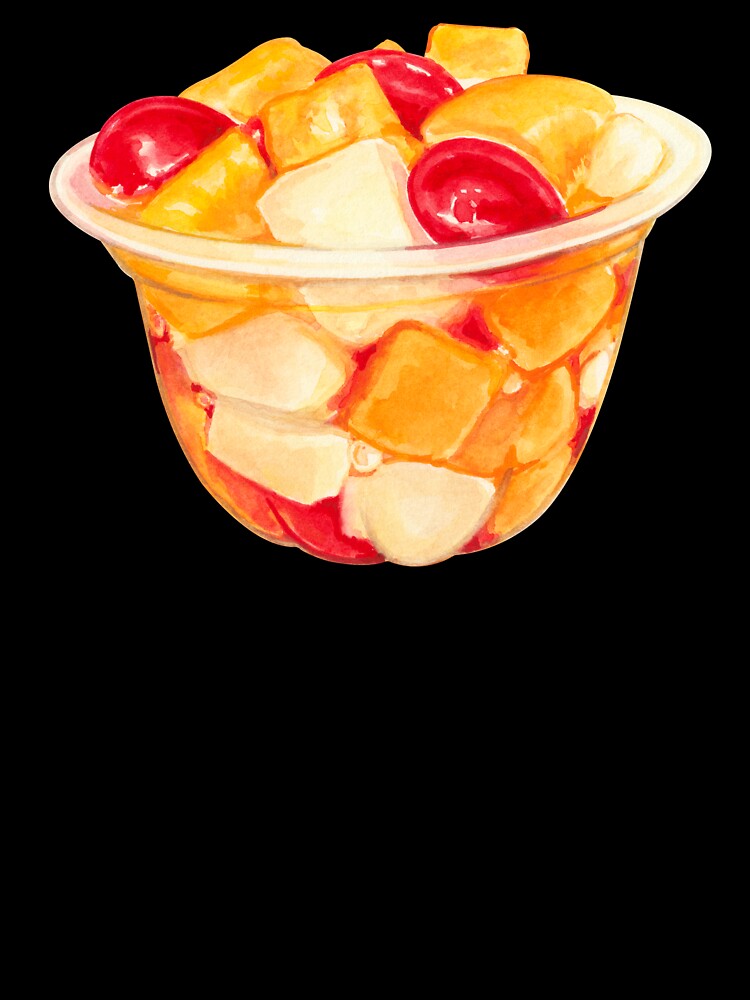 Fruit Cup Pattern - Blue by Kelly  Gilleran