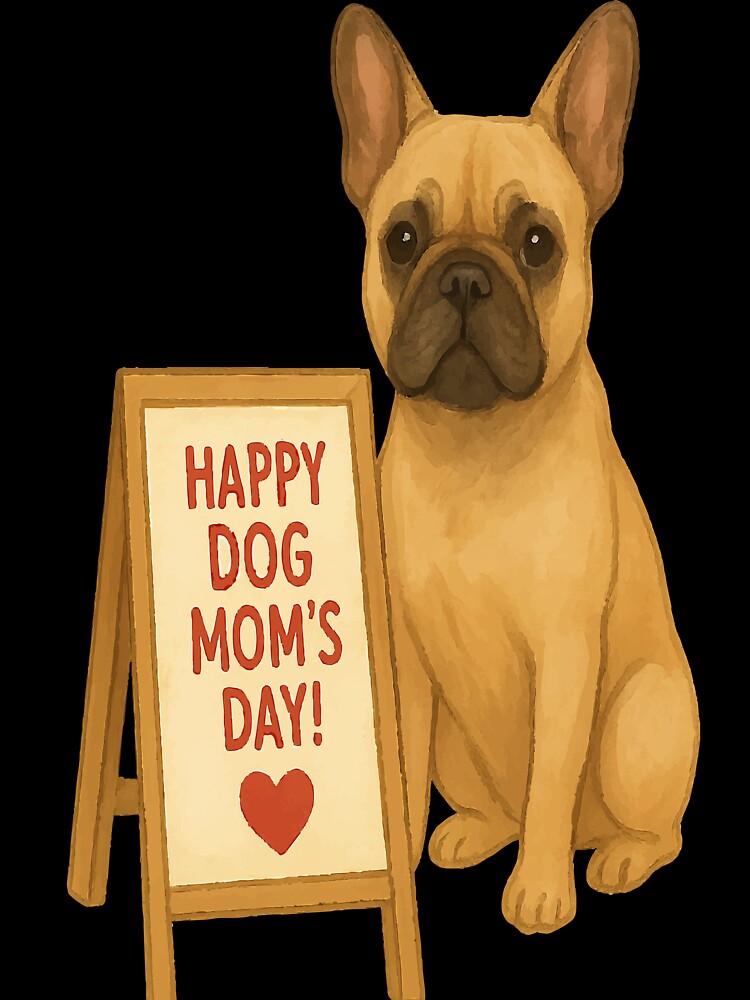 Frenchie Cheers for Dog Moms! by AbstractAnom
