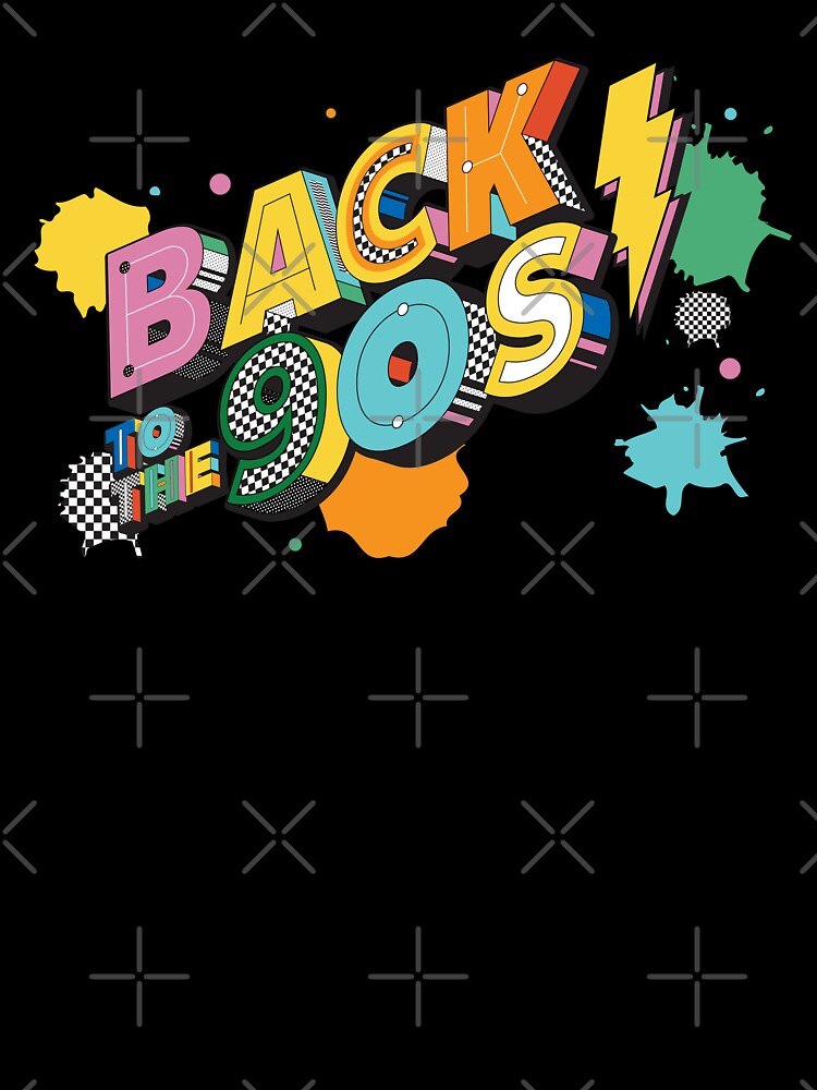 Back to the 90s theme colorful 90s era by JayDesignLabs