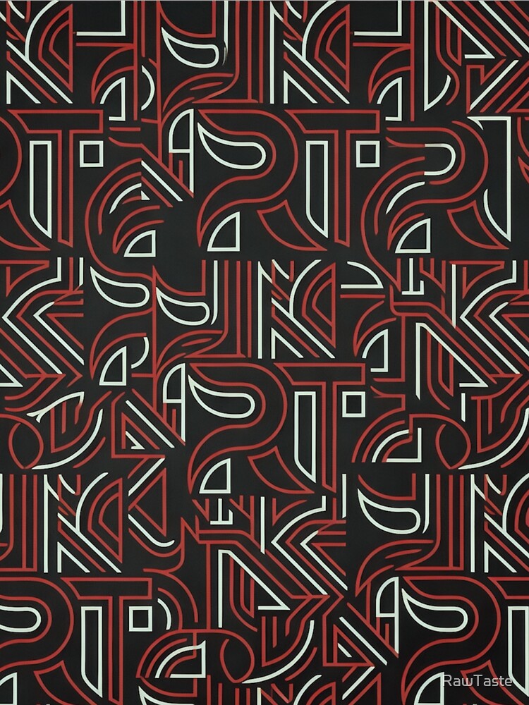 The "RawFlow" All-Over Print by RawTaste