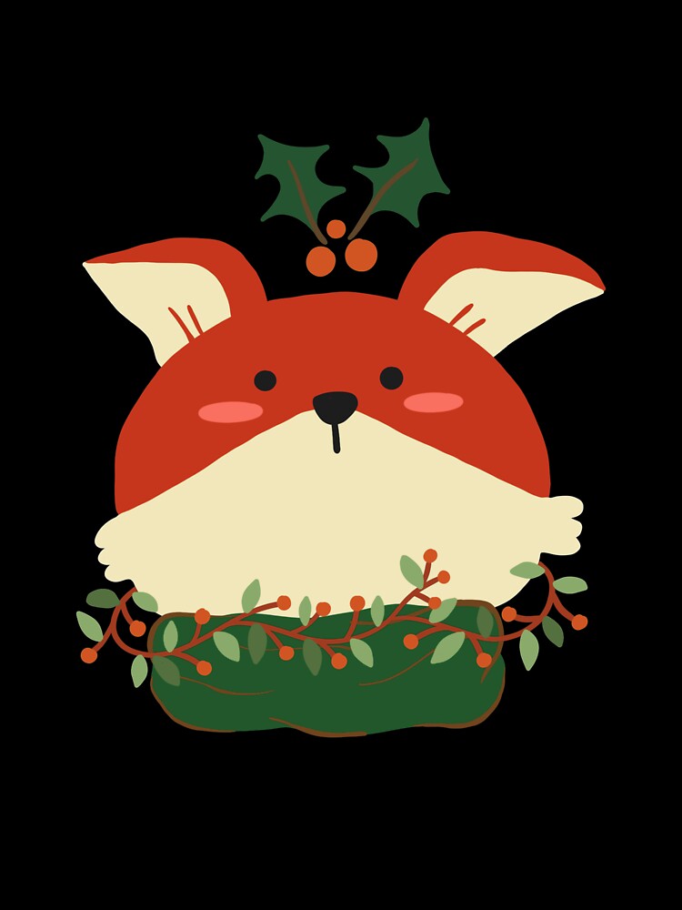 Running Fox with mistletoe by garhoud