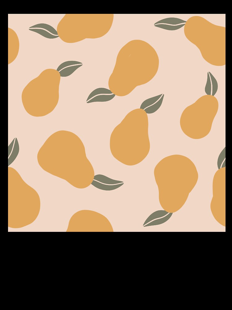 Retro pears - seamless pattern by Smetankinaart