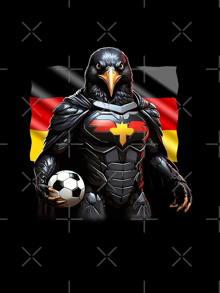 Germany European Championship European Football Raven Fan by BearsAndSkulls Unisex , , , Long Sleeve Tee