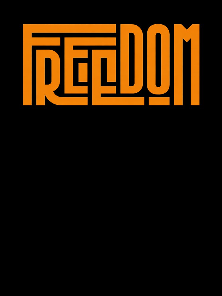 FREEDOM – Bold Minimal Typography Statement by Hilal-Studio