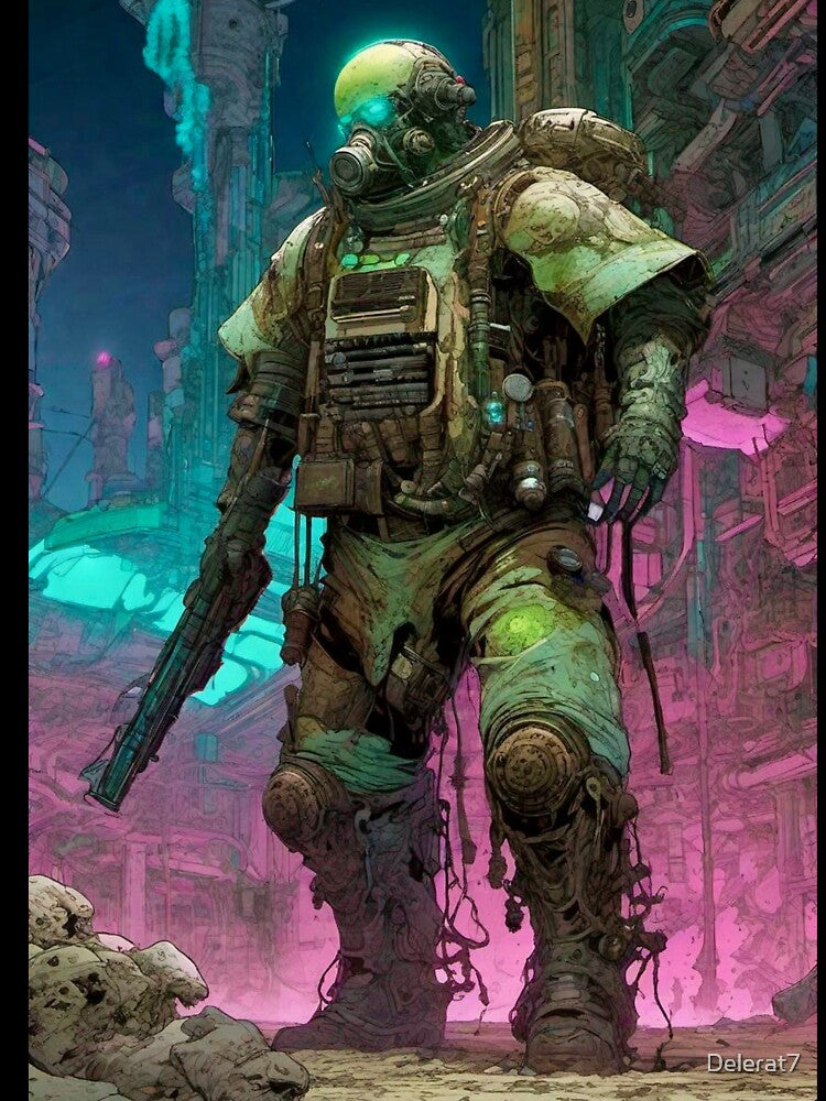 Wasteland Explorer - Sci Fi Art concept by Delerat7