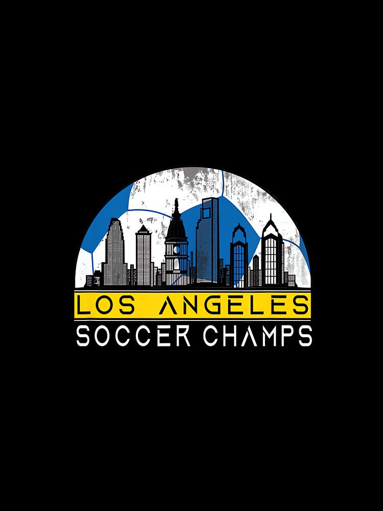 Los Angeles California Soccer Champs Sports Fans Cool by MollyLYork Unisex , , , Long Sleeve Tee