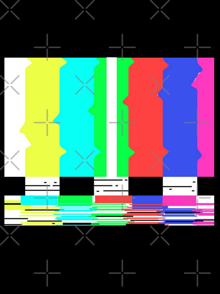 SMPTE Standard Definition Television Color Bars Slim Fit by Mr Wolf Unisex , , , Long Sleeve Tee