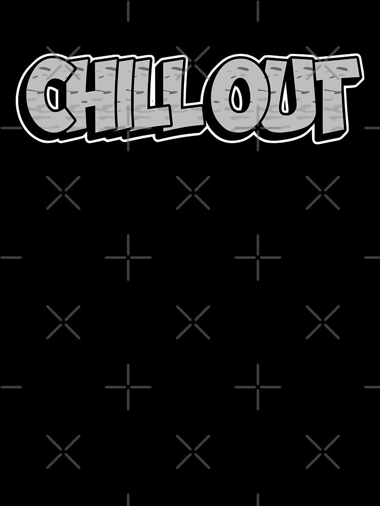 Cool Calm Collected: ‘Chill Out’ Typography Tranquility by diegomenjivar92