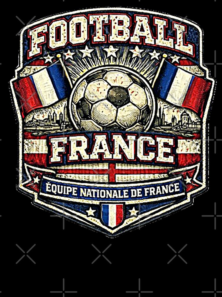 SOCCER FOOTBALL FRANCE VINTAGE by Atelier RLGS Unisex , , , Long Sleeve Tee