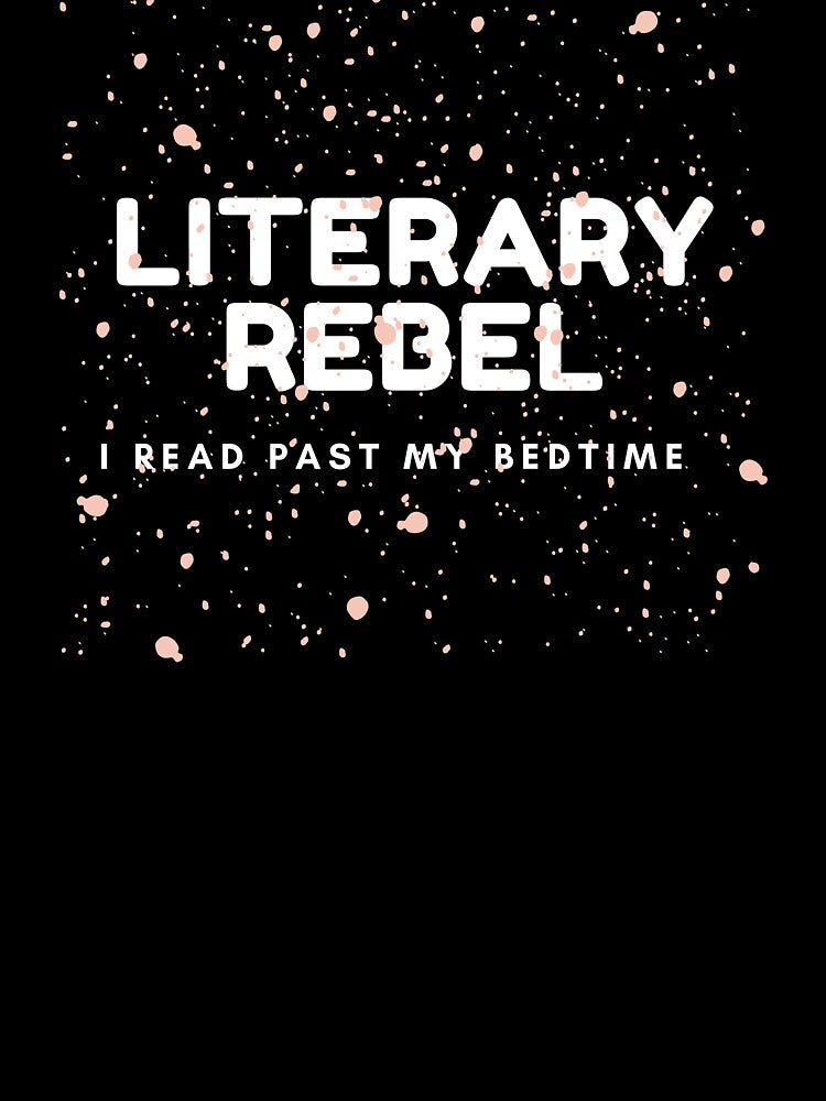 Literary Rebel design for book lovers by ThreadlyAndCo