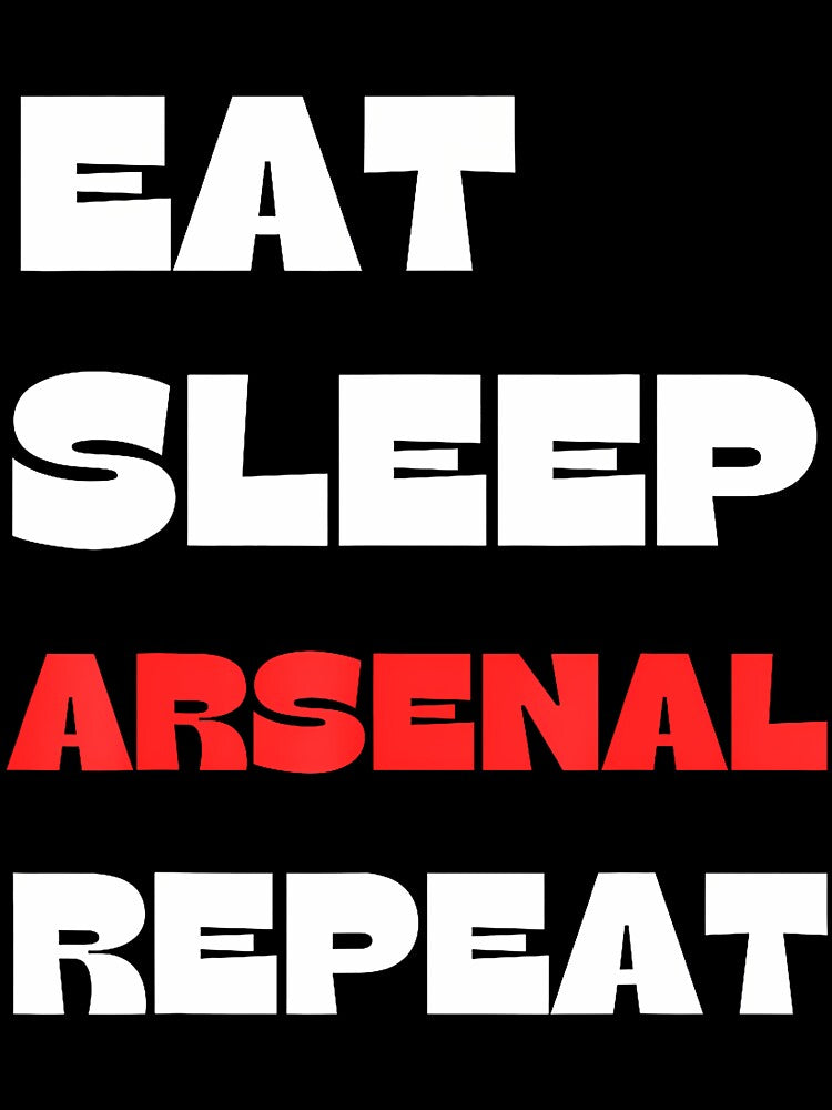 Eat Sleep Arsenal Repeat by HerbertKuhn112 Unisex , , , Long Sleeve Tee