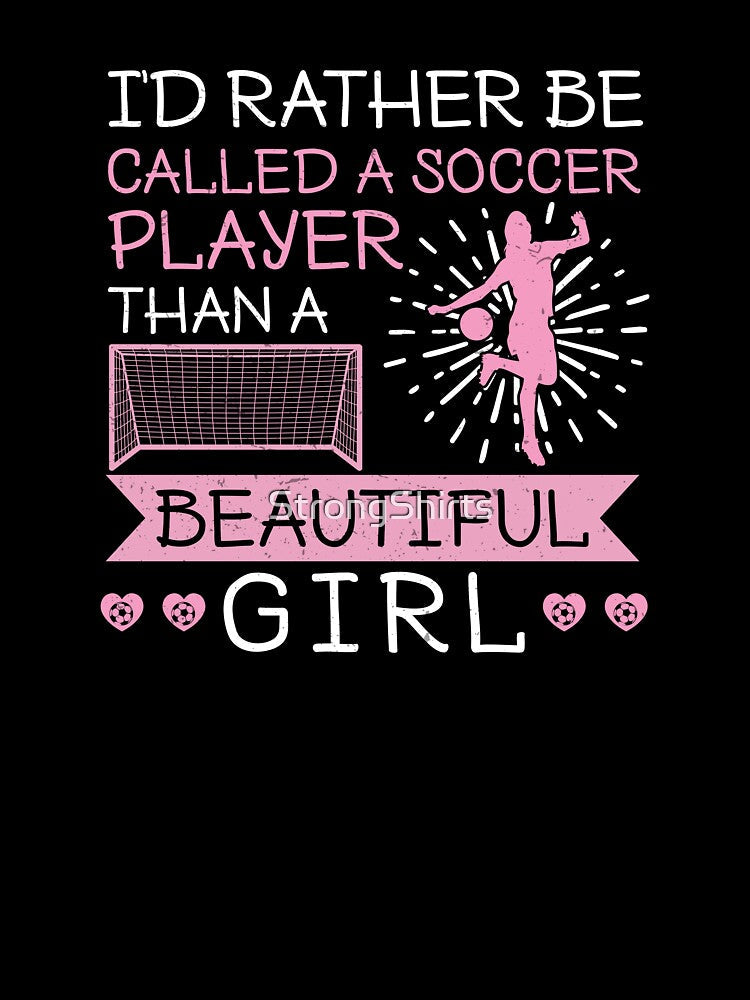 Girls Soccer Team For Penalty Kick Score Football Player Fan by StrongShirts Unisex , , , Long Sleeve Tee