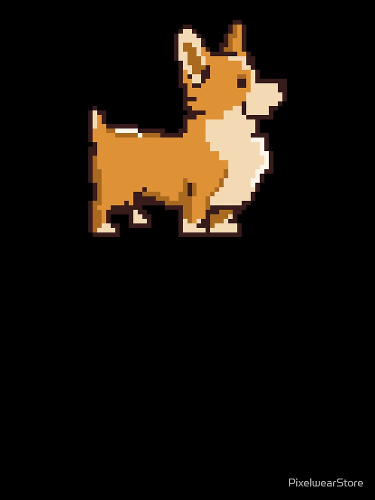 Pixel Pawsitivity: Canine Joy Unleashed by PixelwearStore