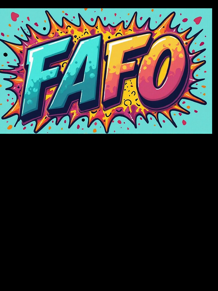 FAFO T-Shirt – Bold Comic Pop Art Graphic by DLG Tees