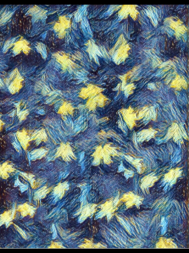 Blue Gold Leaves Fall by Profitrip