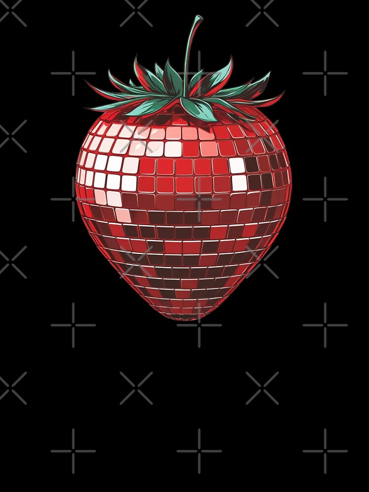 Retro Disco Strawberry Design by Claustronautas